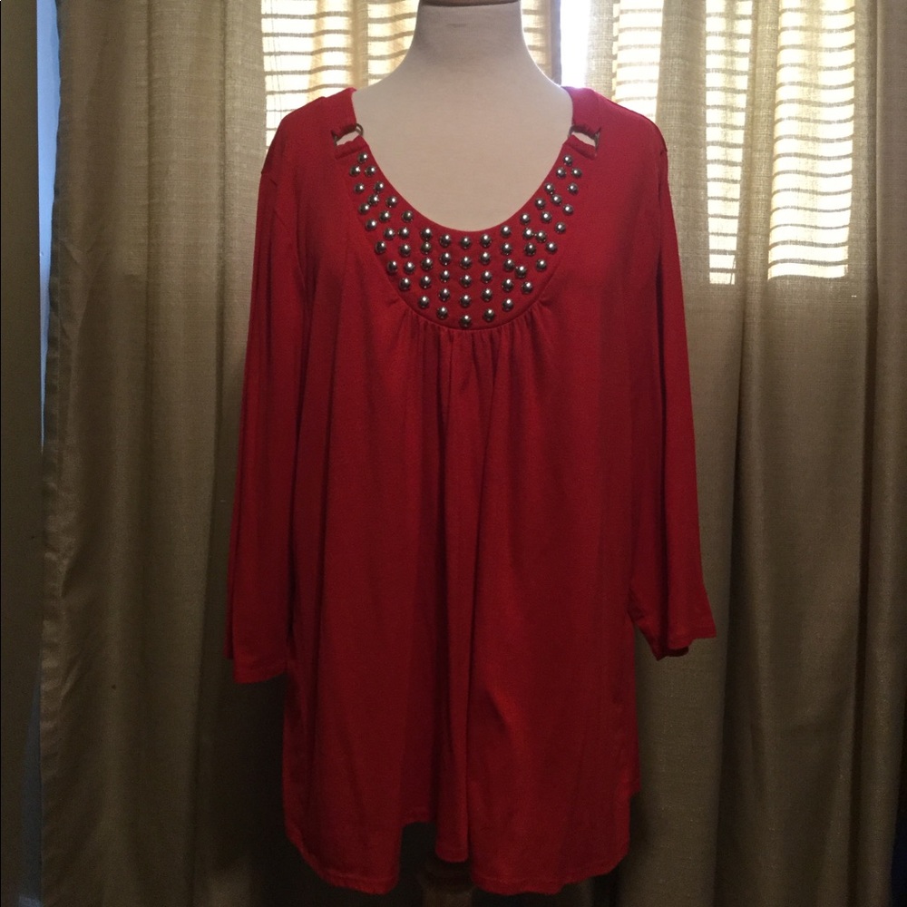 Cute red blouse